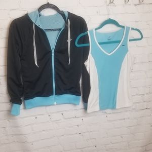 Nike jacket & shirt small